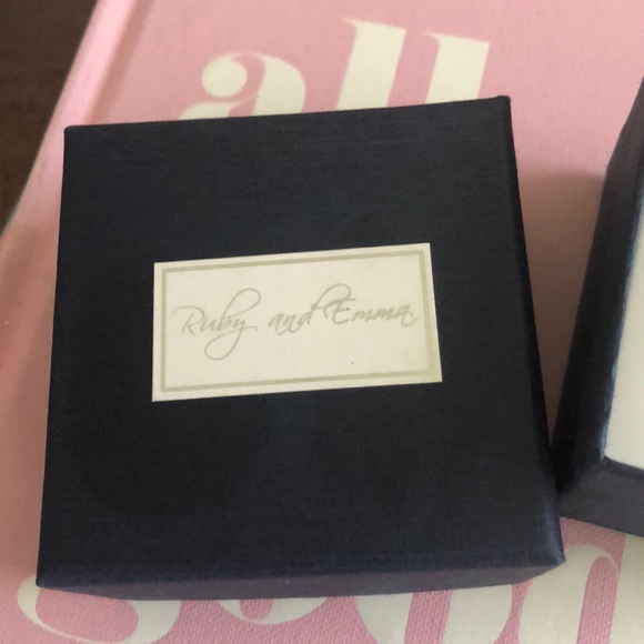 Ruby and Emma Sterling silver earrings - Picture 3 of 5